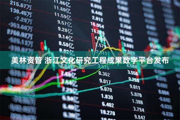 美林资管 浙江文化研究工程成果数字平台发布